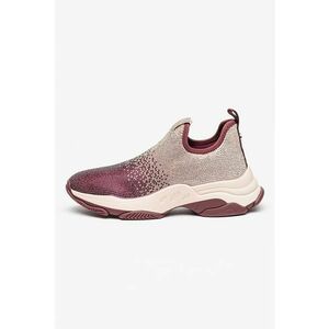 Pantofi sport slip-on cu strasuri - Violet/Argintiu imagine