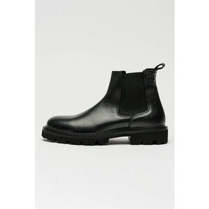 Ghete Chelsea de piele Julyo - Negru imagine