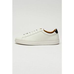 Pantofi sport low-cut de piele Kieran - Negru/Alb optic imagine