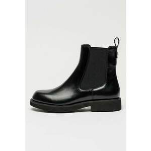 Ghete Chelsea de piele Eleri - Negru imagine