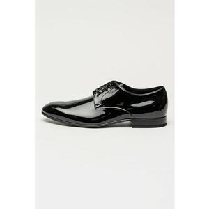 Pantofi de piele lacuita Derrek - Negru imagine