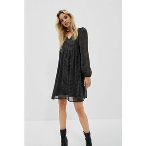 Rochie imprimeu negru - 69845 - Negru imagine