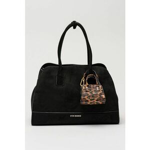 Geanta shopper uni cu talisman detasabill - Negru imagine