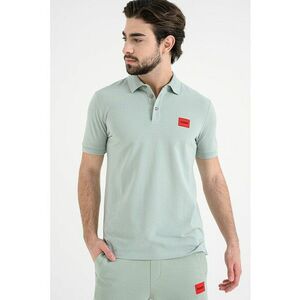 Tricou polo slim fit Dereso - Verde menta imagine