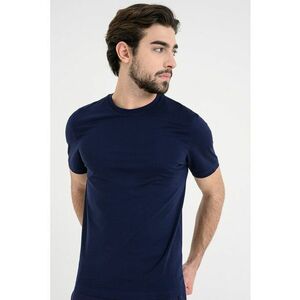 Tricou slim-fit Dimerstee - Albastru indigo imagine