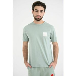 Tricou cu decolteu rotund Dapusi - Verde pal imagine