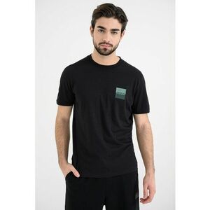 Tricou cu decolteu rotund Dapusi - Negru imagine