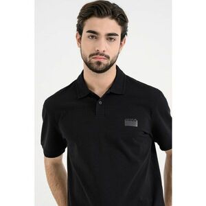 Tricou polo cu logo - Negru imagine