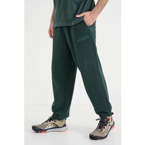 Pantaloni lejeri de trening cu snur - Verde englez imagine