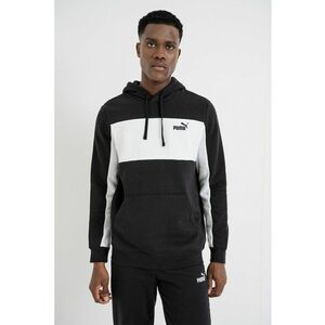 Hanorac din amestec de bumbac Essentials - Alb/Negru imagine