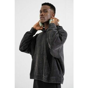 Hanorac lejer din bumbac cu aspect decolorat Future - Negru stins imagine