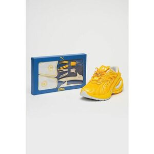 Pantofi sport din plasa cu garnituri din material sintetic Inverse - Galben imagine