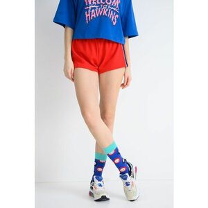 Pantaloni scurti de bumbac cu tematica Stranger Things - Rosu vermillion imagine