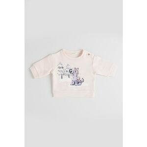 Bluza de trening cu imprimeu grafic - Piersica imagine
