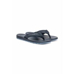 Slapi din piele ecologică - Bleumarin imagine