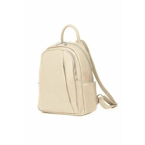 Rucsac din piele naturala Thomas - Crem imagine