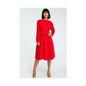 Rochie evazata cu maneci lungi - imagine