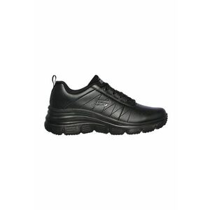 Pantofi sport de piele ecologica cu garnituri de piele Fit-Effortless - Negru imagine