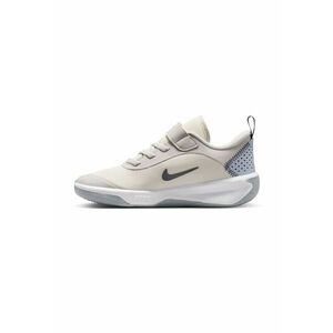 Pantofi Omni Multi-Court cu inchidere velcro pentru tenis - Alb fildes/Gri cenusiu imagine