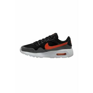 Pantofi sport cu garnituri din piele Air Max SC - Negru/Portocaliu mandarina/Gri inchis imagine