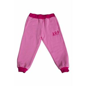 Pantaloni sport din amestec de bumbac cu logo - Fucsia imagine