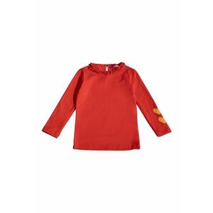 Bluza cu decolteu la baza gatului - Rosu imagine