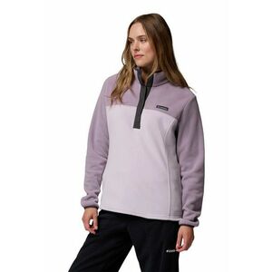 Bluza din fleece cu fermoar scurt - pentru trekking - Lila/Lila pal imagine