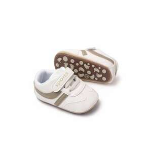 Pantofi sport Model AL 19204 - Pentru bebelusi - Piele ecologica - Baieti - Alb - imagine