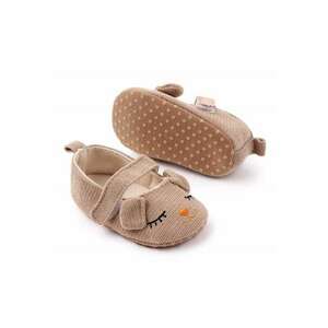 Pantofi SuperBaby - Model AL 15794 Pisicuta - Textil - 6-9 luni - Maro - imagine
