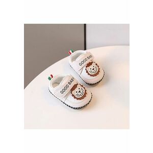 Pantofi Model AL 19501 Lion - Piele ecologica - Baieti - Alb cu crem - Multicolor imagine