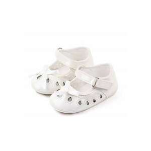 Pantofi Model AL 15589 din lac - Piele ecologica - Alb - Alb imagine
