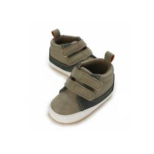 Pantofi Model AL 16746 - pentru bebelusi - Piele ecologica - Kaki - Kaki imagine
