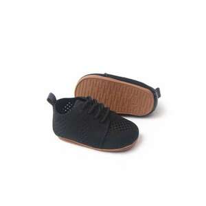 Pantofi Model AL 13875 tesatura crosetata - Textil - Negru - Negru imagine