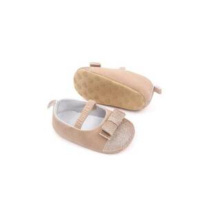 Pantofi Model AL 13936 cu fundite sclipitoare - Textil - Crem - Crem imagine