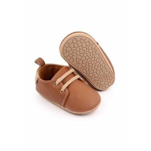 Pantofi Eleganti - Cu Sireturi - Piele ecologica - Baieti - Maro - Maro imagine