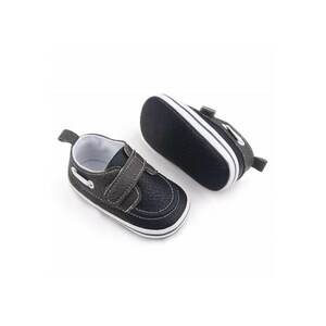 Pantofi tip mocasini Model AL 19921 - Pentru bebelusi - Piele ecologica - Baieti - 3-6 - Negru - 18 - Negru imagine