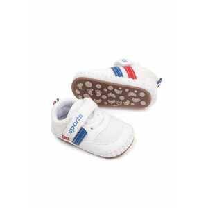 Pantofi sport Model AL 16562 - pentru bebelusi - Piele ecologica - Alb - Alb imagine