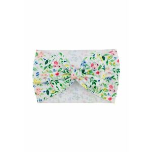 Bentita lata Model 22 AL 17910 cu fundita cu imprimeu - Fete - Textil - 6-12 luni - Multicolor imagine