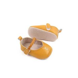Pantofi Model AL 13585 - Piele ecologica - Fete - Galben mustar - Galben mustar imagine