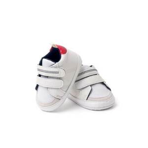 Pantofi sport Model AL 19440 While - Piele ecologica - Baieti - Alb - Alb imagine