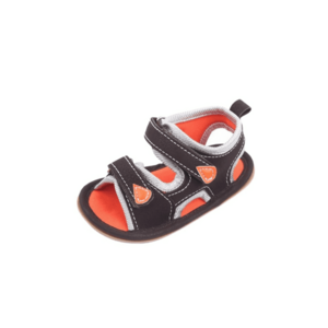 Sandale Cu Barete Ajustabile - Casual - Piele ecologica - Baieti - Maro imagine