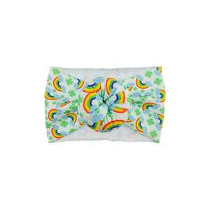 Bentita lata Model 11 AL 18566 cu imprimeu - Fete - Textil - 6-12 luni - Multicolor imagine