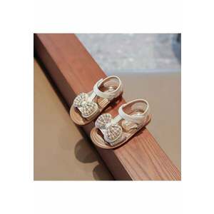 Sandale Model AL 11024 Anya - Piele ecologica - Fete - Ivoire - imagine