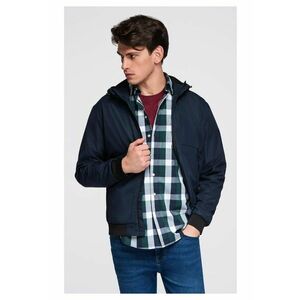 Jacheta usoara cu gluga si captuseala din plasa C640 - Albastru inchis imagine