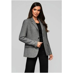 Sacou elegant LW-BLZB-0101 - Gri imagine