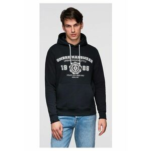 Hanorac si imprimeu college B1714 - Negru imagine