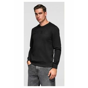 Bluza clasica cu imprimare B1711 - Negru imagine