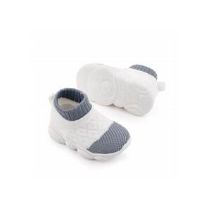 Pantofi Sport Cu Talpa Antiderapanta - Textil - Baieti - Fete - Alb - Gri imagine