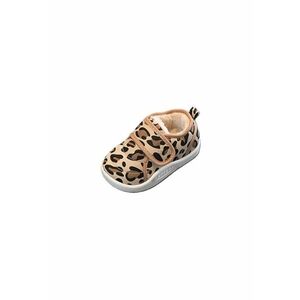 Pantofi Imblaniti - Model Animal Print - Textil - Fete - Velcro - Multicolor imagine