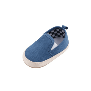 Pantofi Tip Mocasini Din Blugi - Textil - Baieti - Fara inchidere - Albastru imagine